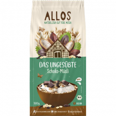 Allos müesli al cioccolato senza zuccheri agg. (500gr)